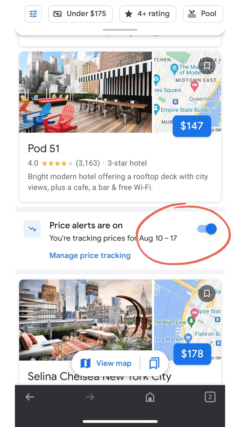 Book a cancellable rate early then set price alerts and rebook if it drops