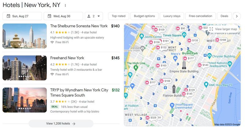 Stay flexible with dates and location then use filters smartly