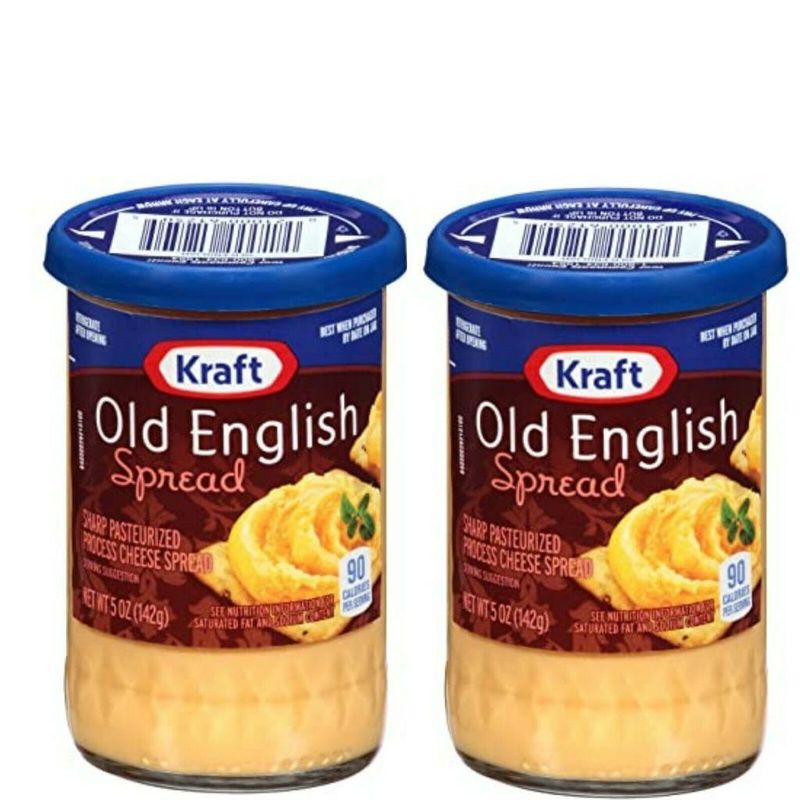 “Cheese food spreads” in cans or jars