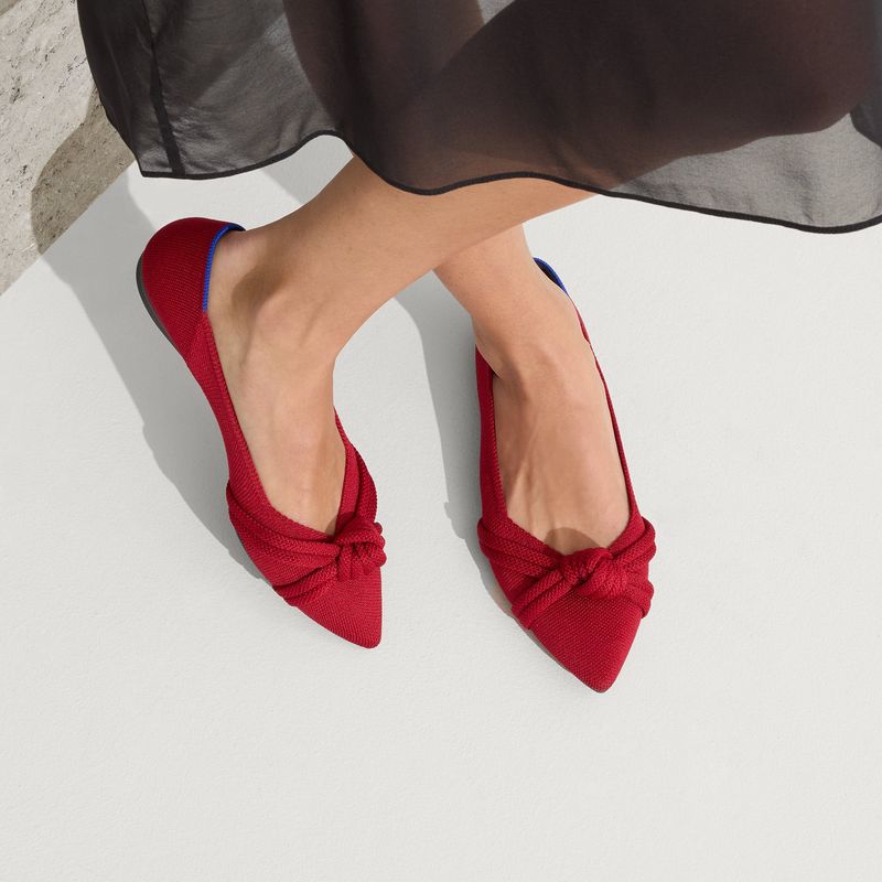Rothy’s The Point / Point II — washable knit flats