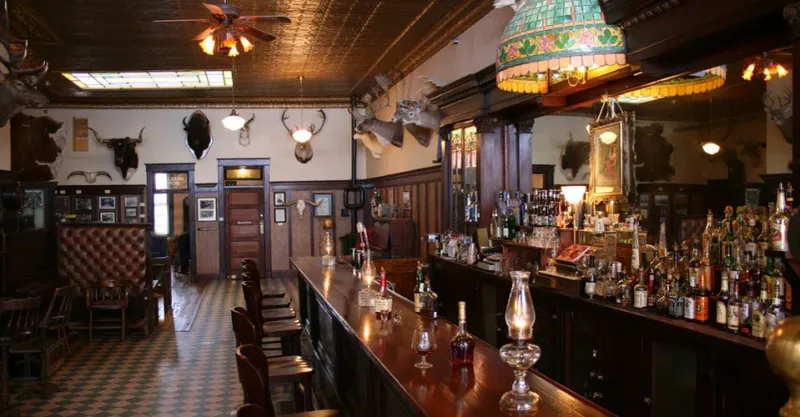 Belly Up to the Original 1908 Saloon Bar