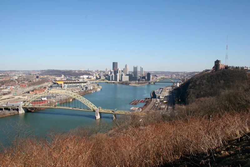 West End Overlook - Panoramic Three Rivers Vista