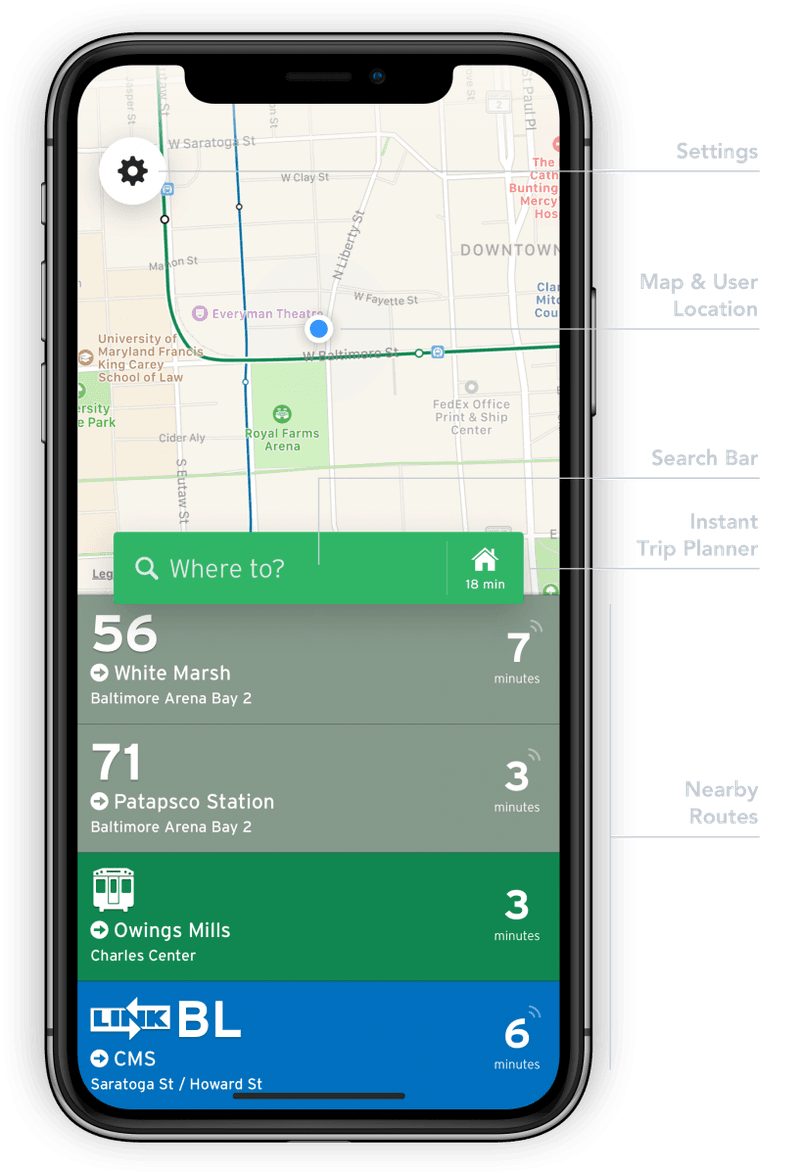 Transit — Real-time buses & trains (works offline for schedules)