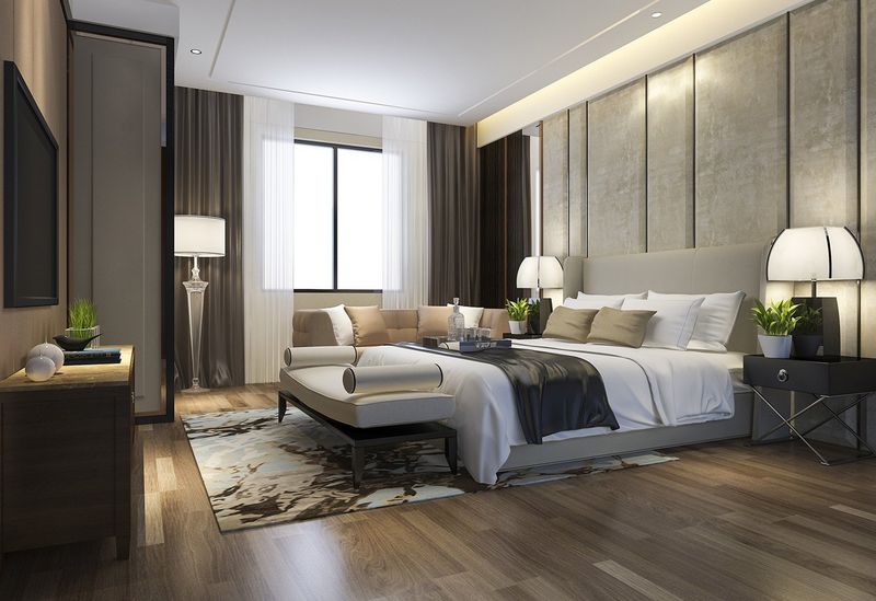 Hotel-room “landing zone”