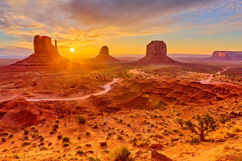 Monument Valley Navajo Tribal Park, Arizona-Utah