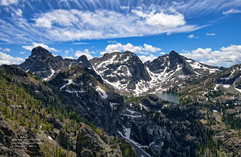 The Seven Devils Mountains Backdrop