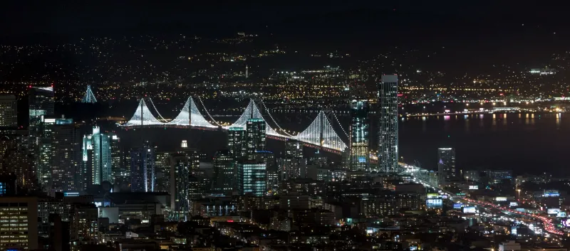 Bay Bridge Light Show