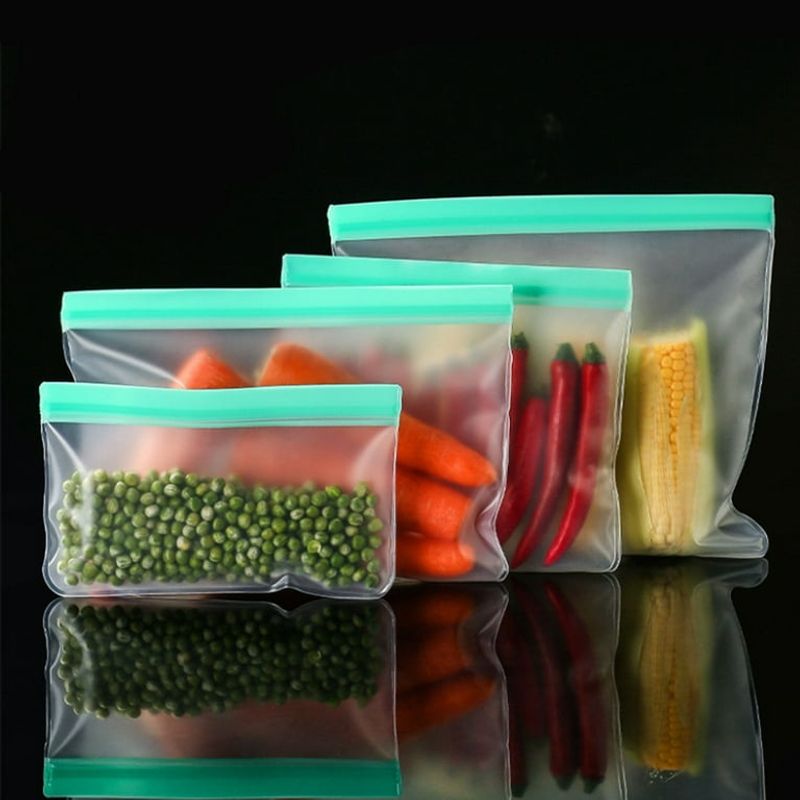 Reusable Freezer Bags (Thicker Silicone or Fabric)