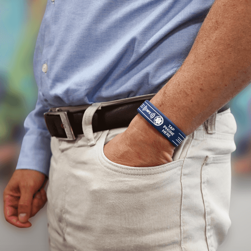 Medical ID (bracelet, card, or phone Medical ID)