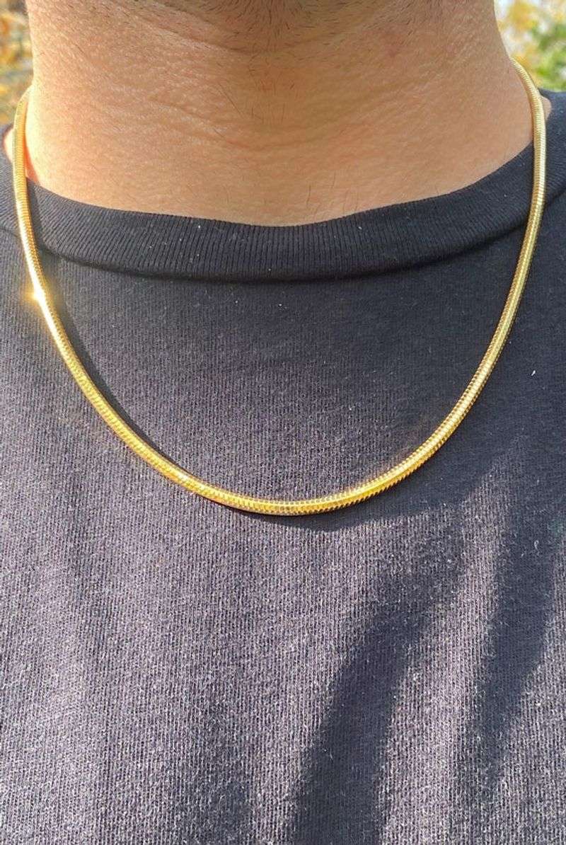 Snake-chain necklace (16–18
