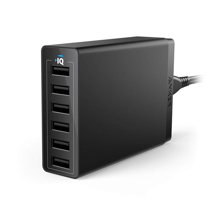 Anker PowerPort 6 (60W, 6-Port USB Charging Hub)