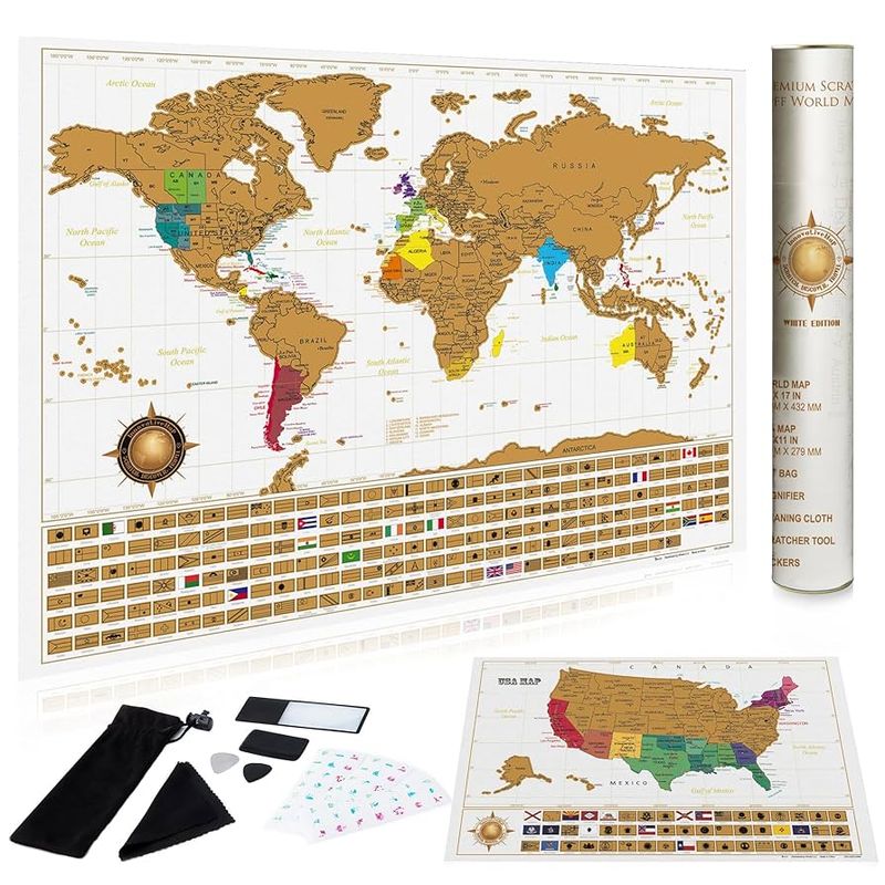 Scratch-Off World Map
