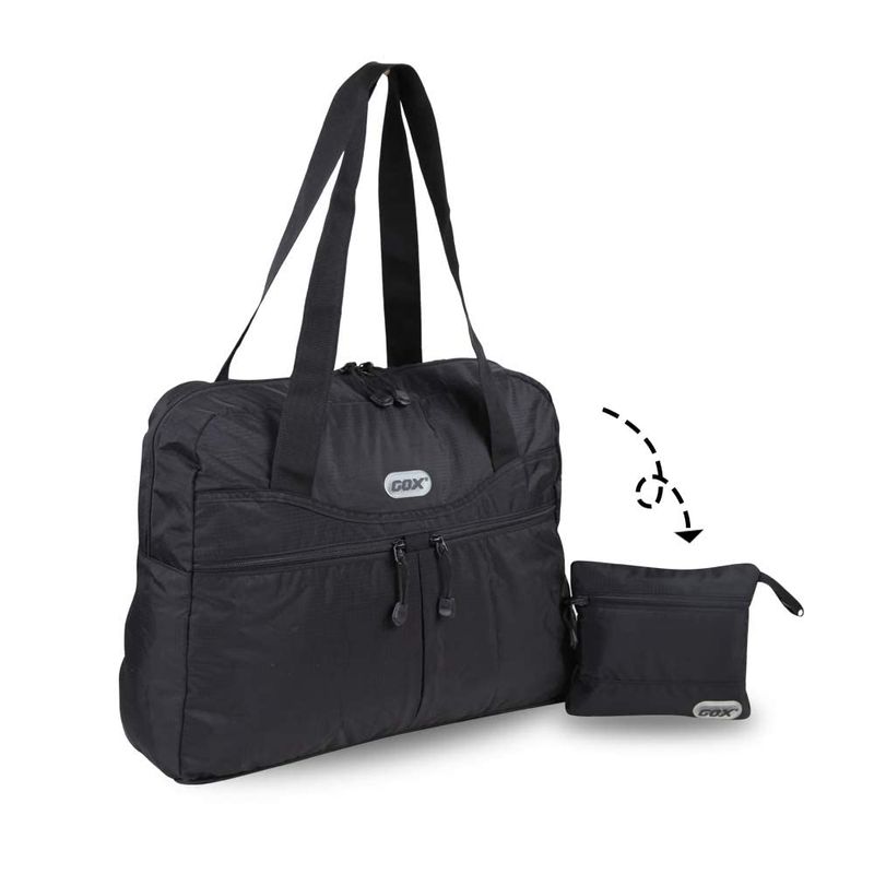 A packable tote or fold-up duffel