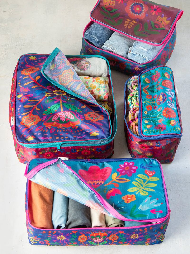 Packing cubes (and compression cubes if you need more space)