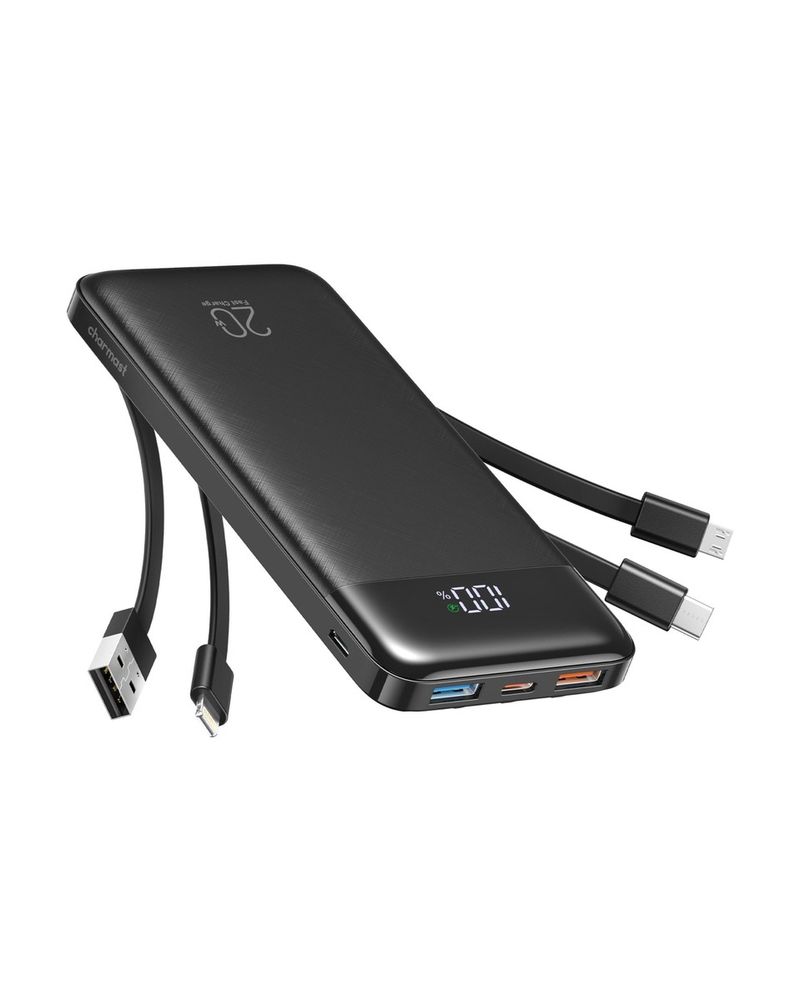 Charmast Built-in Cable Power Bank 20K: The No-Forget Solution