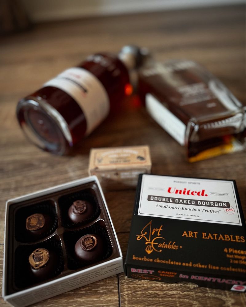 Bourbon & Chocolate Flight — Art Eatables and Evan Williams, Louisville