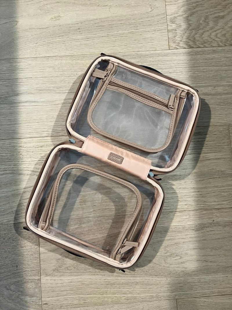 Calpak Medium Clear Cosmetic Case