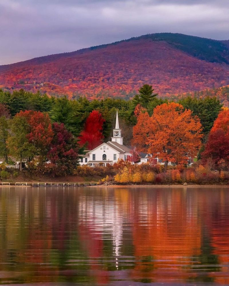 Lake Winnipesaukee, New Hampshire - Tranquil Waters and Colors