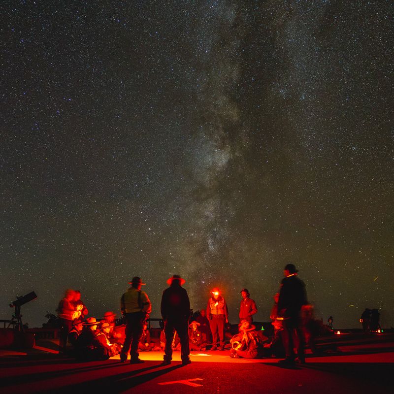 Stargazing in Dark-Sky Parks
