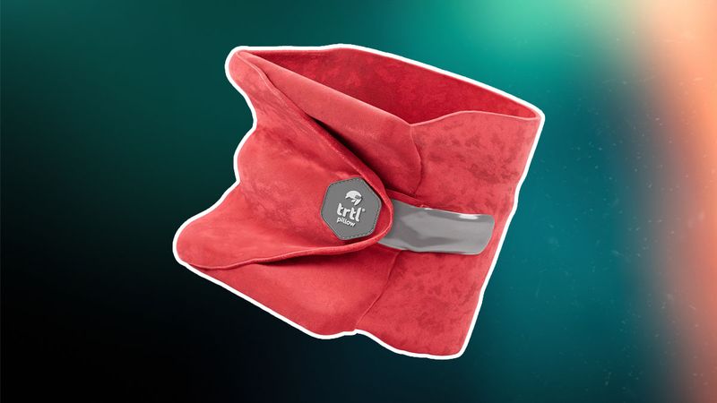 Neck support that actually works upright: Trtl Travel Pillow (incl. Junior)