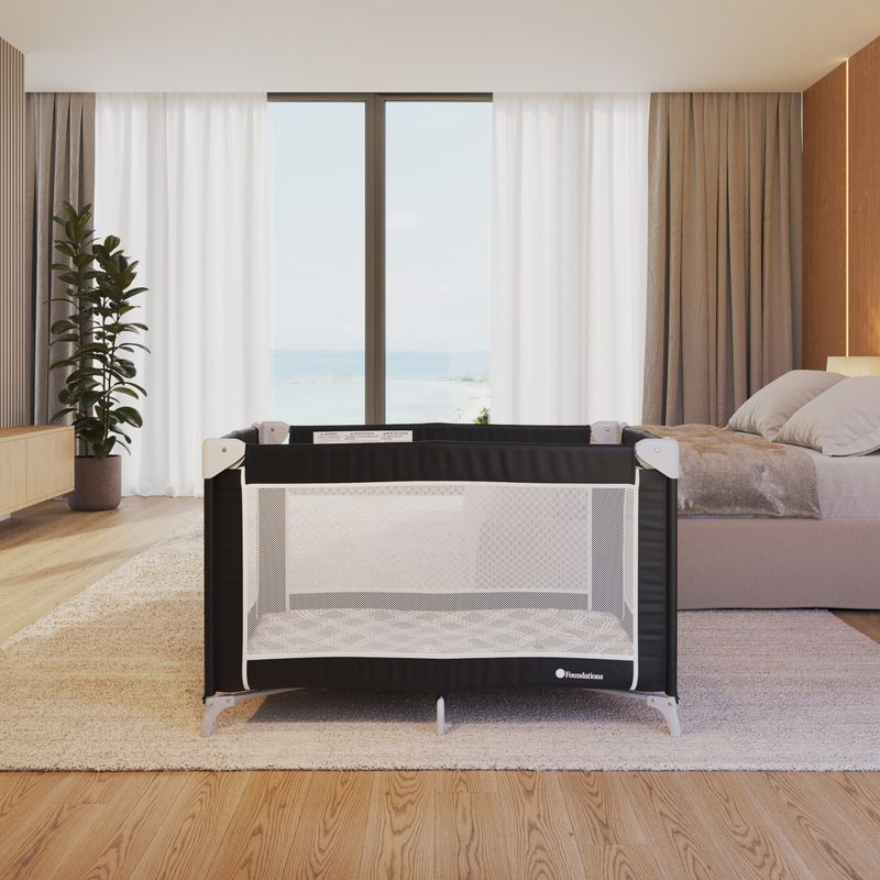 Travel crib/play yard that meets the latest safety standard