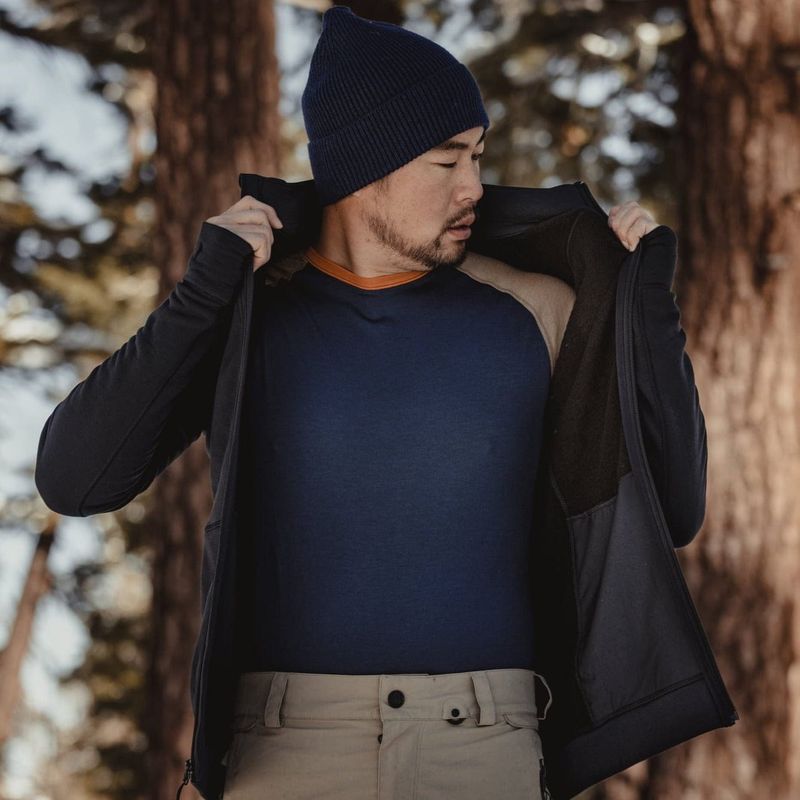 Merino Wool Mid‑Layer (e.g. Smartwool or Minus33)