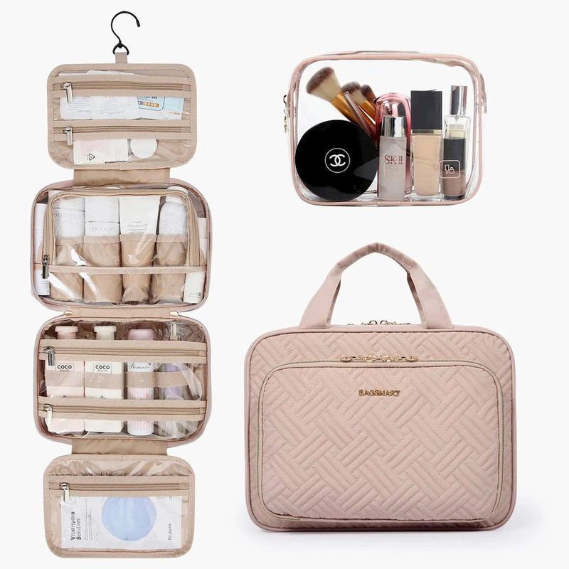 BAGSMART Toiletry Bag with Hanging Hook