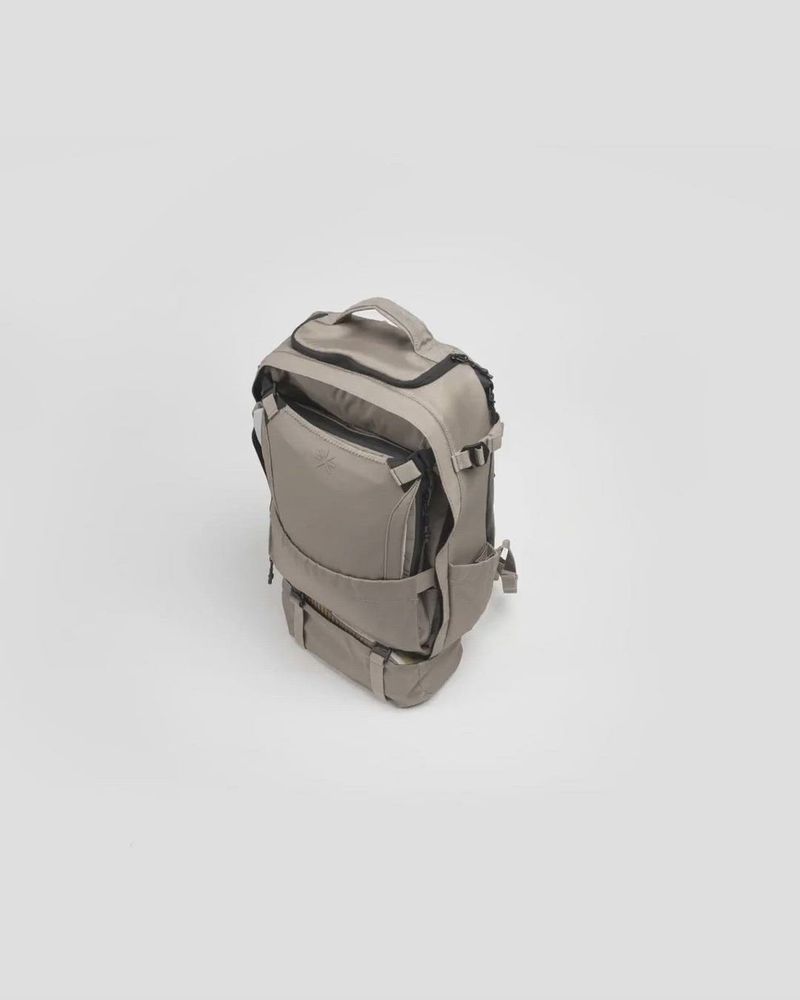 Nested Cube-Inside-Shell Backpacks