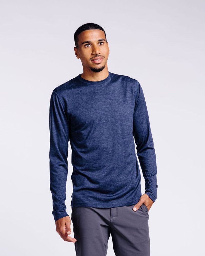 Merino Blend Long-Sleeve Tees