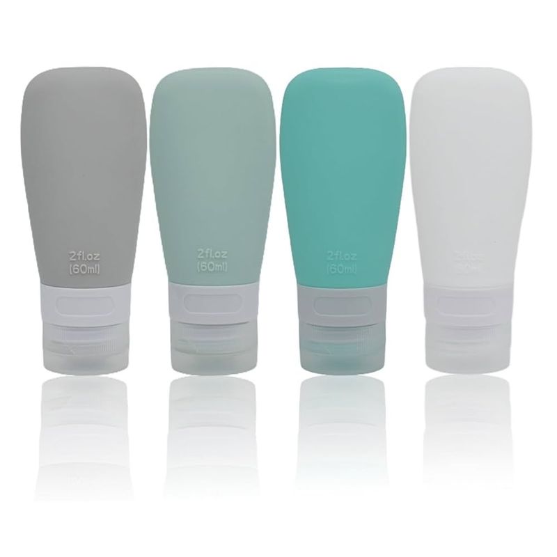 Refillable Silicone Travel Bottles