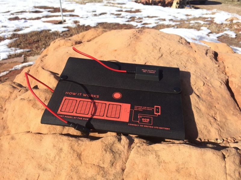 Voltaic Arc 20W Solar Laptop Charger Kit (with V88 battery)