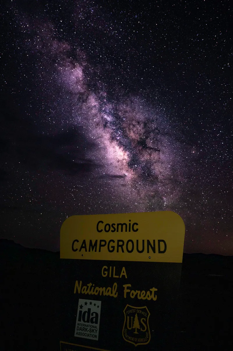 Cosmic Campground International Dark Sky Sanctuary, New Mexico (bring a telescope)