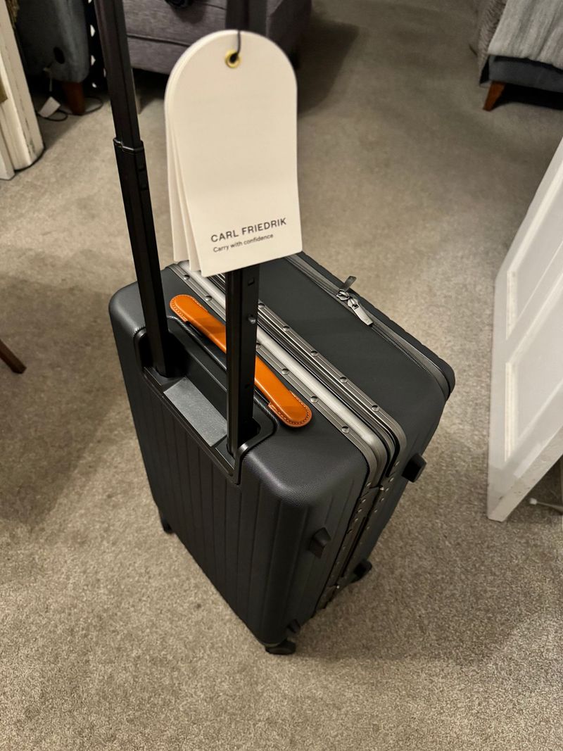 Carl Friedrik Carry-On X (formerly Carry-On Pro) — Refined frame + hard-shell front pocket