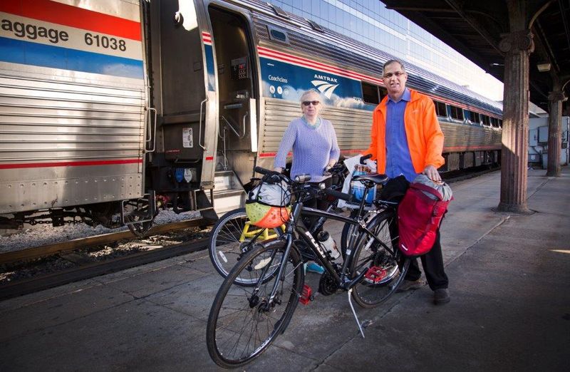 Bike-and-Ride Micro-Adventure on Amtrak