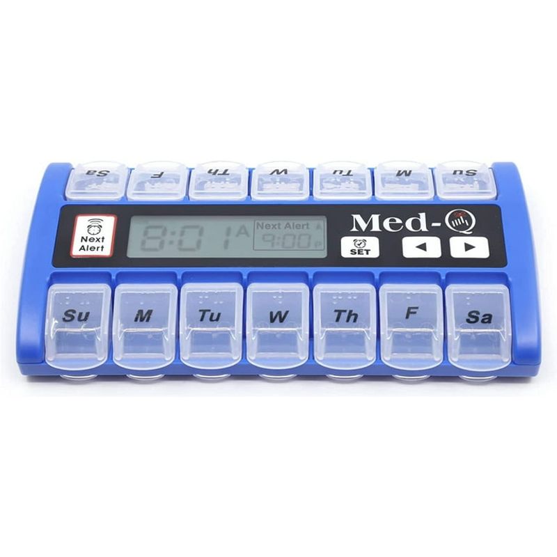 MedQ Smart Medication Reminder with Beeping Alarm