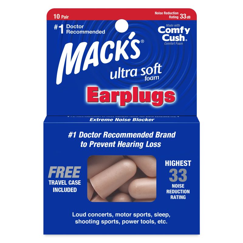 Foam earplugs