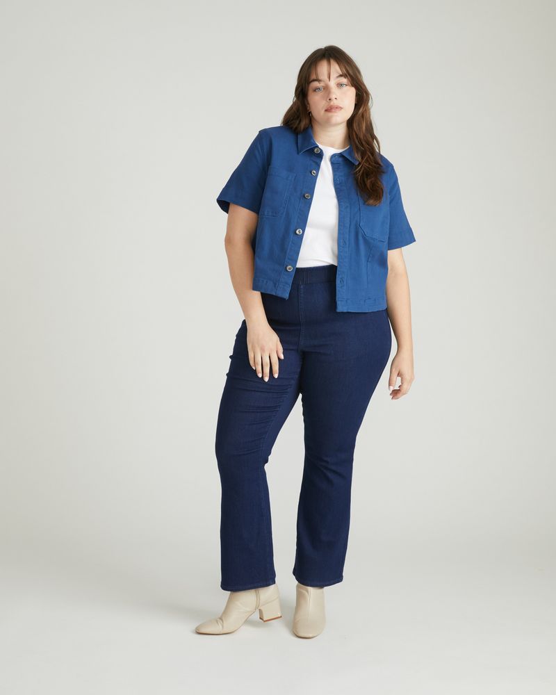 Dark, Comfort-Stretch Jeans
