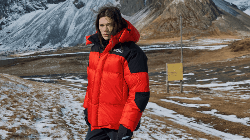 Down Jacket under Shell Layer