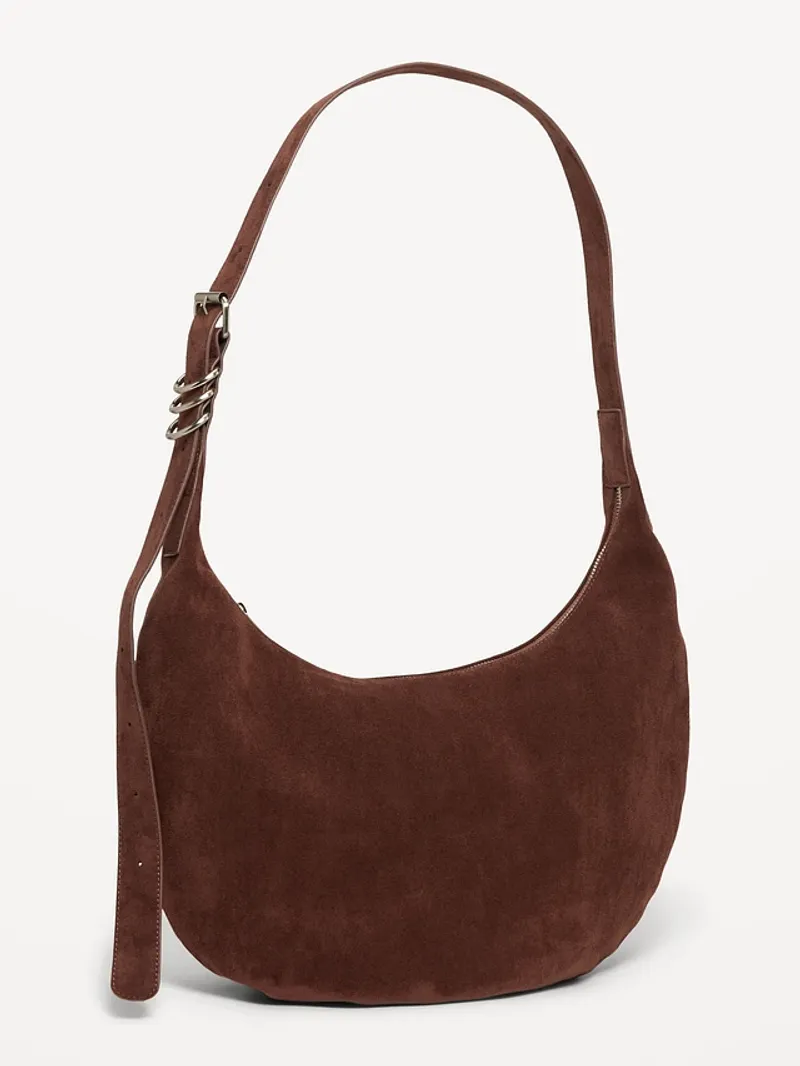 Old Navy Slouchy Suede Hobo Bag