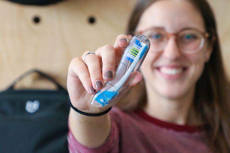 Foldable Travel Toothbrush