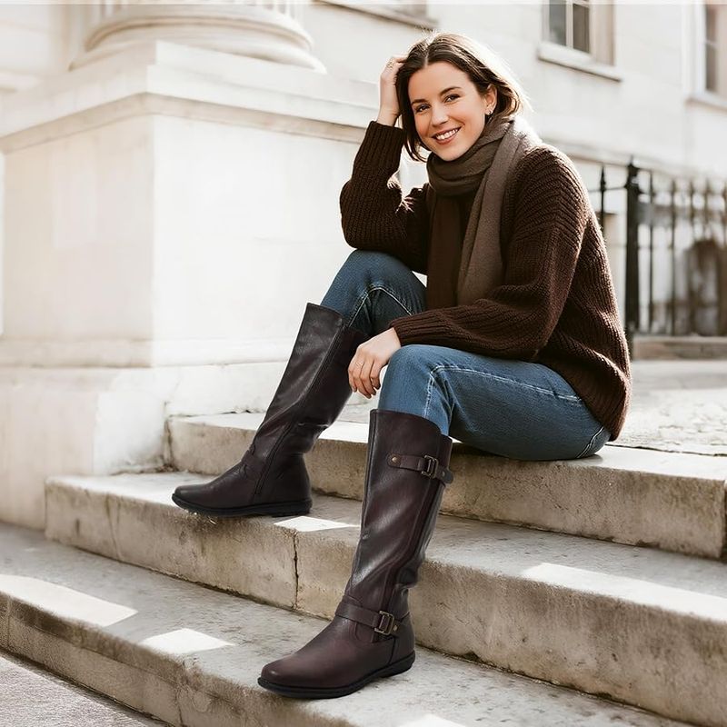 Dream Pairs Faux Fur Lined Dress Boots