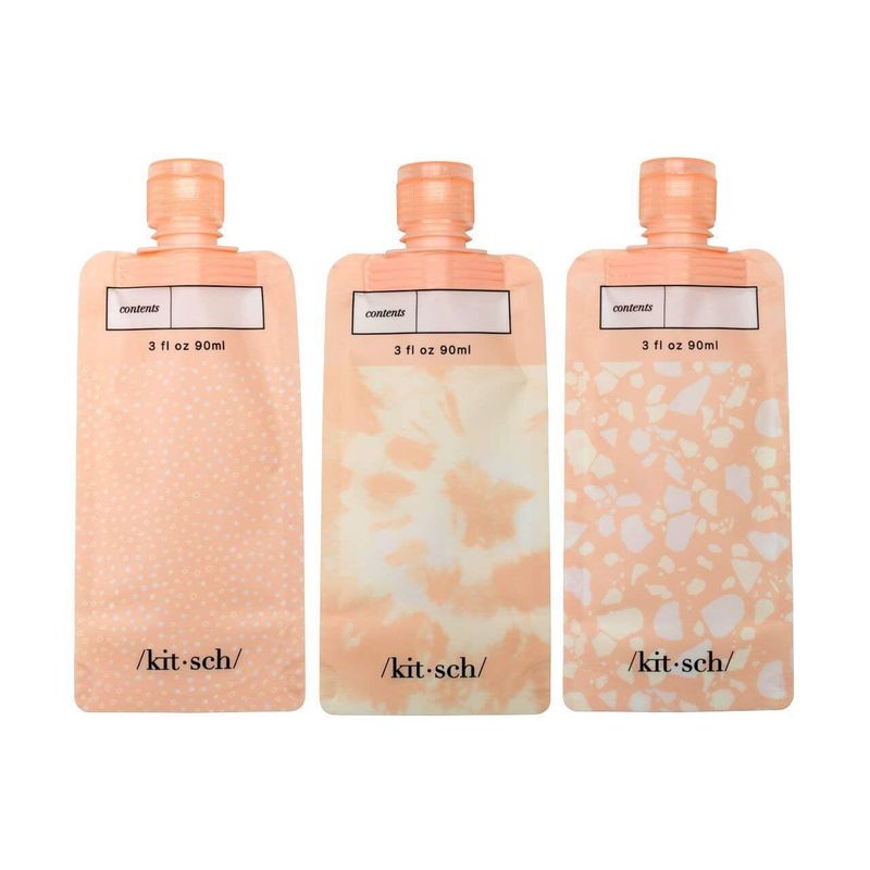 Kitsch Refillable Travel Pouches