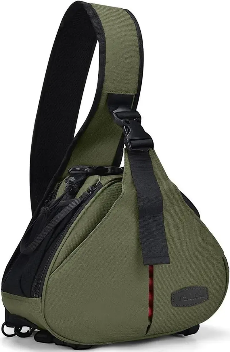 Versatile DSLR Sling-Backpack Hybrid with Rain Cover