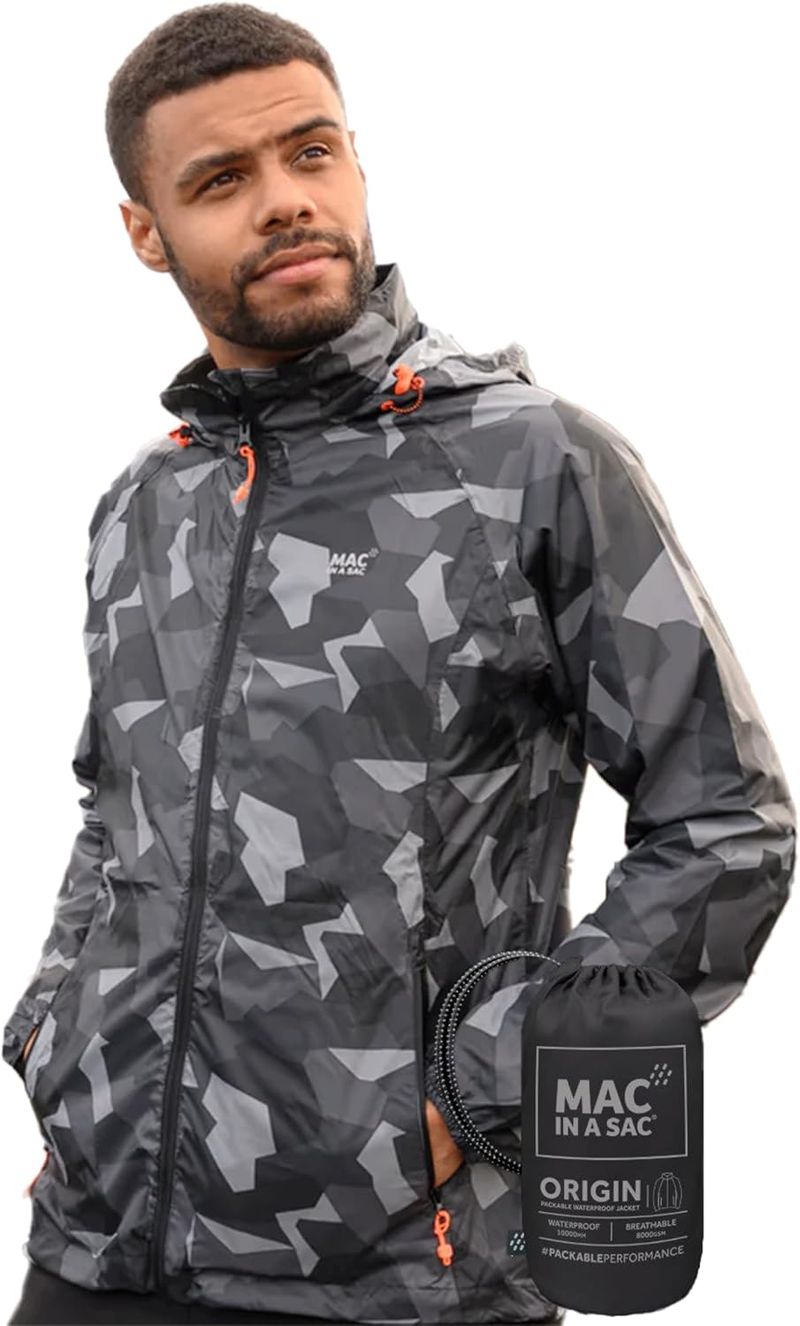 Mac in a Sac Origin Packable Waterproof Jacket: European Engineering