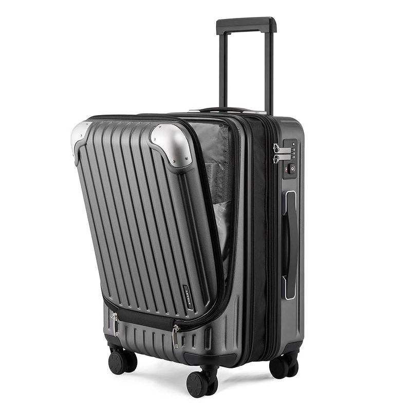 Suitcase with Accordion Expansion