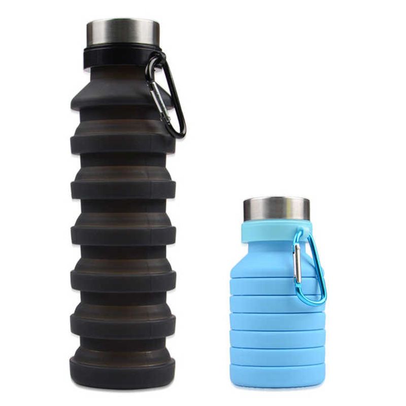 Collapsible water bottle + electrolyte packets