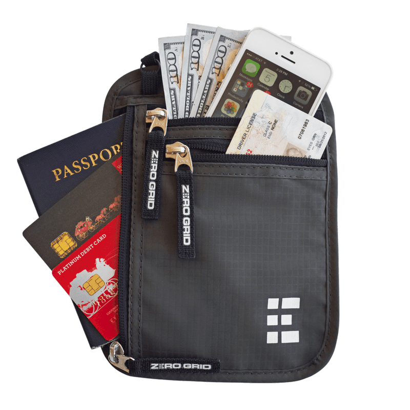 Zero Grid Travel Wallet & Document Organizer