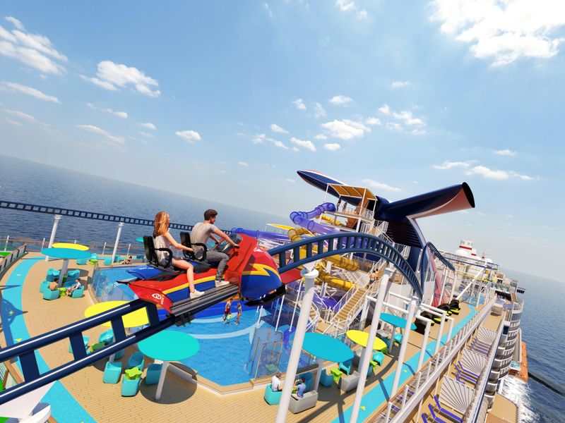 Carnival Cruise Line — A literal roller coaster at sea