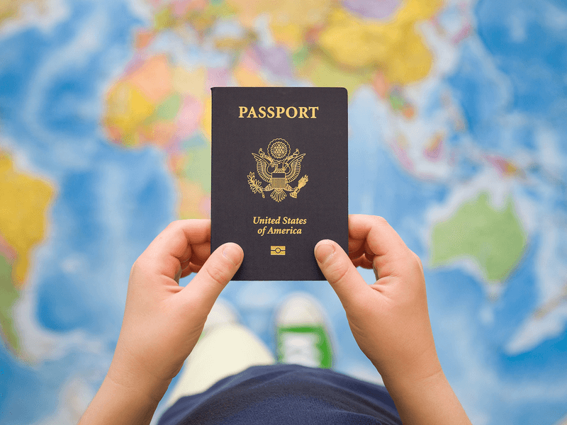 Forgetting Travel Documents for Kids