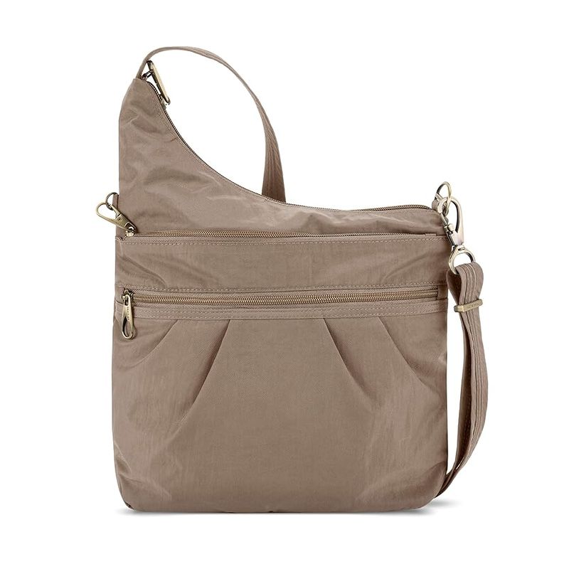 Crossbody Bag with Zipped Compartments